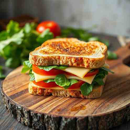 Healthy Cheese Sandwich - High-Protein & Fiber Recipe